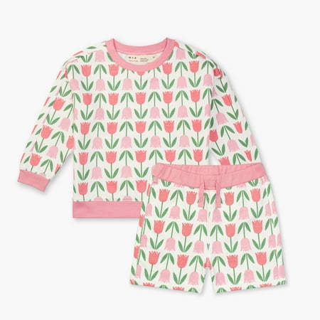 M+A by Monica + Andy Organic Cotton Toddler Long Sleeve Sweatshirt and Short Outfit Set Sizes 12M-5T
M+A by Monica + Andy Organic Cotton Toddler Long Sleeve Sweatshirt and Short Outfit Set Sizes 12M-5T