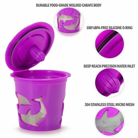 4 Pack Keurig Refillable & Reusable K-Cup Coffee Filter Pods 2.0 1.0 Brewers
4 Pack Keurig Refillable & Reusable K-Cup Coffee Filter Pods 2.0 1.0 Brewers