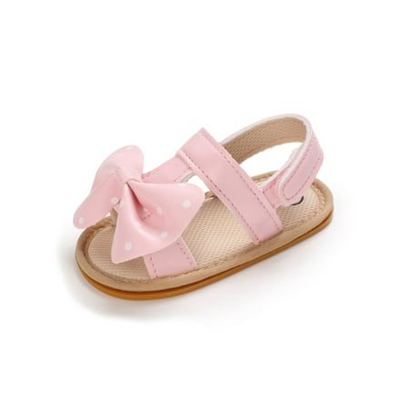 Sanviglor Toddler Kids Princess Shoe First Walkers Crib Shoes Soft Sole Sandals Birthday Casual T-Strap Flat Sandal Lightweight Bowknot Pink 12-18 months
Sanviglor Toddler Kids Princess Shoe First Walkers Crib Shoes Soft Sole Sandals Birthday Casual T-Strap Flat Sandal Lightweight Bowknot Pink 12-18 months