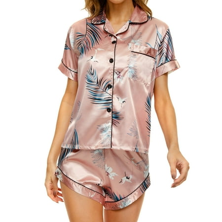 PEASKJP Just Love Pajamas for Women Womens Pajamas Homewear Set Short Sleeve Shorts Pajamas Set Silk Pajamas for Women Set Pajamas Hot Pink X-Large
PEASKJP Just Love Pajamas for Women Womens Pajamas Homewear Set Short Sleeve Shorts Pajamas Set Silk Pajamas for Women Set Pajamas Hot Pink X-Large