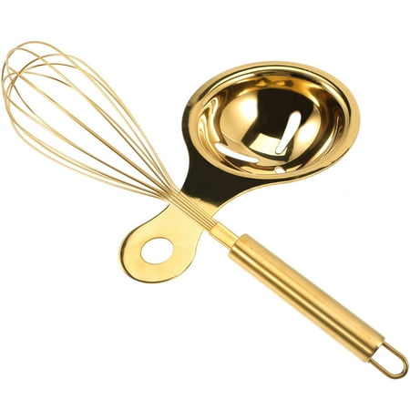 1 Set of Stainless Steel Egg Mixer Manual Egg Whisk Egg Yolk White Separator Kitchen Egg Mixer
1 Set of Stainless Steel Egg Mixer Manual Egg Whisk Egg Yolk White Separator Kitchen Egg Mixer
