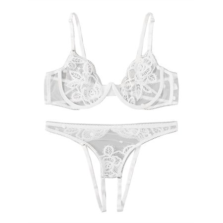 B91xZ Lingerie For Women Lace Lingerie Underwire Women Corset Sleepwear Underwear Tops+Briefs Muslin Racy Sexy Lingerie White XL
B91xZ Lingerie For Women Lace Lingerie Underwire Women Corset Sleepwear Underwear Tops+Briefs Muslin Racy Sexy Lingerie White XL