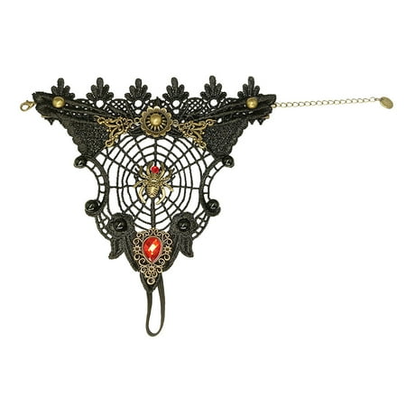 Women Bracelet Spider Web Black Lace Bracelet Lady Bracelet Halloween Accessories for Halloween Party Decor
Women Bracelet Spider Web Black Lace Bracelet Lady Bracelet Halloween Accessories for Halloween Party Decor