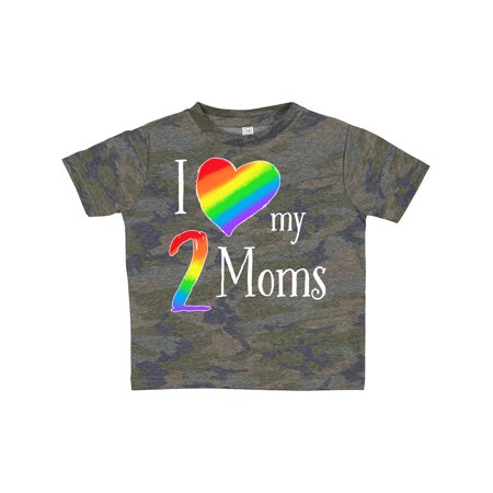 Inktastic I Love My Two Moms- Pride Rainbow Heart Gift Toddler Boy or Toddler Girl T-Shirt
Inktastic I Love My Two Moms- Pride Rainbow Heart Gift Toddler Boy or Toddler Girl T-Shirt
