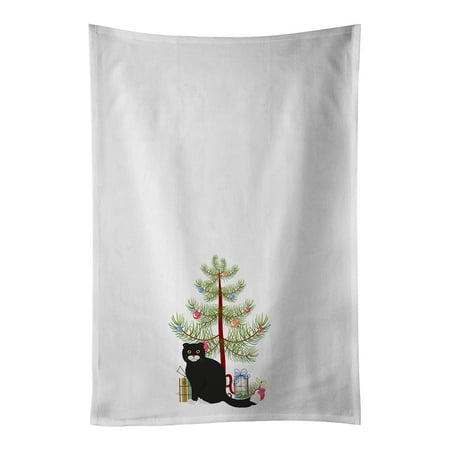 Foldex Exotic Fold #2 Cat Merry Christmas White Kitchen Towel Set of 2 19 in x 28 in
Foldex Exotic Fold #2 Cat Merry Christmas White Kitchen Towel Set of 2 19 in x 28 in