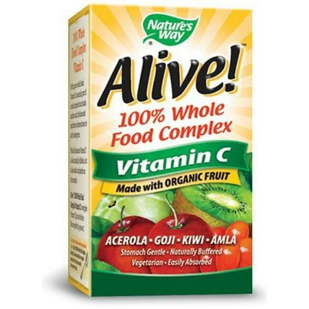 Alive Organic Vitamin C Nature's Way 120 VCaps