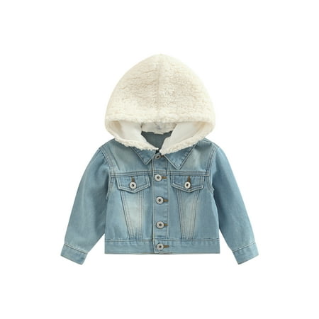 Boy s Jacket Long Sleeve Button-Down Fake Two-Piece Hooded Denim Outerwear Spring Autumn Coat
Boy s Jacket Long Sleeve Button-Down Fake Two-Piece Hooded Denim Outerwear Spring Autumn Coat