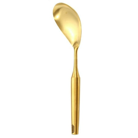 Fly Sunton 6pc Stainless Steel Cooking Utensils Set Gold Soup Ladle Spatula Rustproof Modern Cooking Gadget with Smooth Surface(1 Spoon)
Fly Sunton 6pc Stainless Steel Cooking Utensils Set Gold Soup Ladle Spatula Rustproof Modern Cooking Gadget with Smooth Surface(1 Spoon)