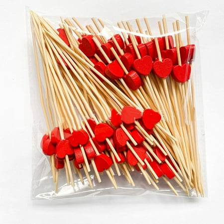 Fancy 100Pcs Heart Beads Cocktail Sticks Sandwich Fruit Toothpick Picks Party Supplies Red
Fancy 100Pcs Heart Beads Cocktail Sticks Sandwich Fruit Toothpick Picks Party Supplies Red