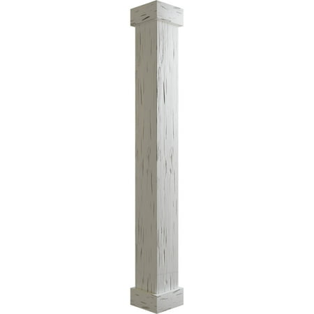 Ekena Millwork 6 W x 9 H Pecky Cypress Endurathane Faux Wood Non-Tapered Square Column Wrap with Standard Capital & Base
Ekena Millwork 6 W x 9 H Pecky Cypress Endurathane Faux Wood Non-Tapered Square Column Wrap with Standard Capital & Base