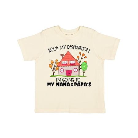 Inktastic Book my Reservation! I m Going To My Nana and Papa s- House Gift Toddler Boy or Toddler Girl T-Shirt
Inktastic Book my Reservation! I m Going To My Nana and Papa s- House Gift Toddler Boy or Toddler Girl T-Shirt
