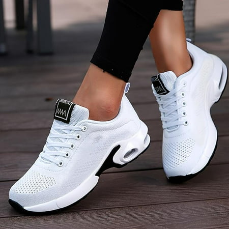 Lightweight Mesh Lace Up Sneakers Fashion Air Cushion Running Sports Shoes Women‘s Footwear
Lightweight Mesh Lace Up Sneakers Fashion Air Cushion Running Sports Shoes Women‘s Footwear