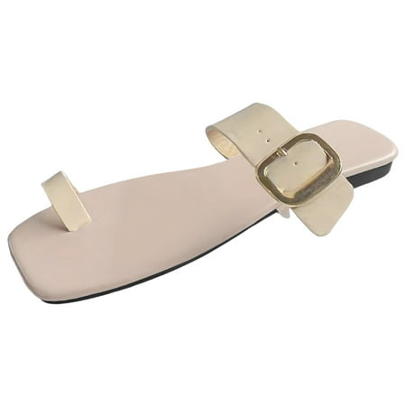 ZIZOCWA Brown Flat Sandals for Women Size 9 Women Flip Flops Sandals Fashion Button Decor Slip On Flat Bottom Comfortable Square Toe Summer Slippers Beige
ZIZOCWA Brown Flat Sandals for Women Size 9 Women Flip Flops Sandals Fashion Button Decor Slip On Flat Bottom Comfortable Square Toe Summer Slippers Beige