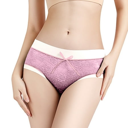 Womens Underwear Women Lace Bikini Panties Low Waist Tanga Underwear Cheeky Panties(XL Hot Pink)
Womens Underwear Women Lace Bikini Panties Low Waist Tanga Underwear Cheeky Panties(XL Hot Pink)
