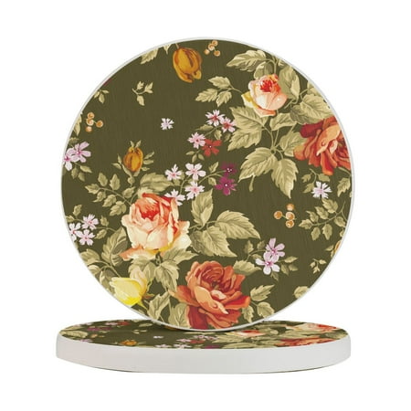 Circular Drink Coasters Set Flowers Seamless Background Beautiful Home Decor Diatomite Heat-Resistant Diatomite Protect Table Countertop
Circular Drink Coasters Set Flowers Seamless Background Beautiful Home Decor Diatomite Heat-Resistant Diatomite Protect Table Countertop