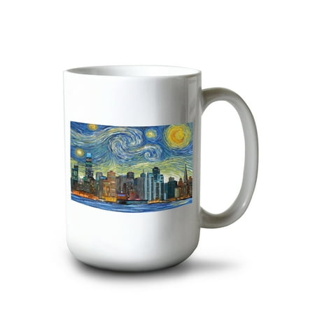Lantern Press 15 fl oz Ceramic Mug Detroit Michigan Starry Night Series Dishwasher & Microwave Safe
Lantern Press 15 fl oz Ceramic Mug Detroit Michigan Starry Night Series Dishwasher & Microwave Safe