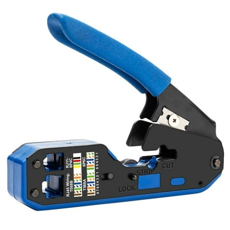 BAMILL Network Crimper Cable Stripping Plier Stripper for Cat6 Ethernet Cable Cutter
BAMILL Network Crimper Cable Stripping Plier Stripper for Cat6 Ethernet Cable Cutter