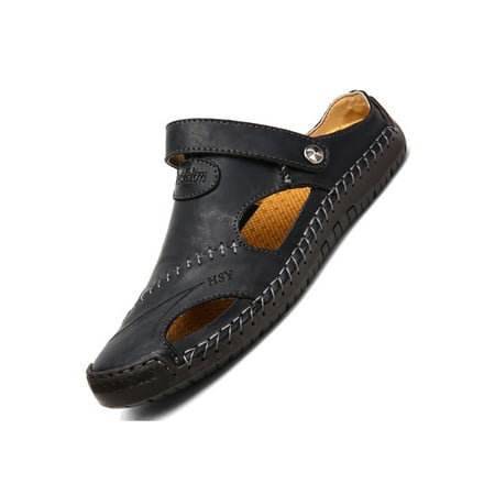 Woobling Men Slide Sandal Closed Toe Sandals Slip On Flat Men s Casual Shoes Non-Slip Summer Stitching Black 7
Woobling Men Slide Sandal Closed Toe Sandals Slip On Flat Men s Casual Shoes Non-Slip Summer Stitching Black 7