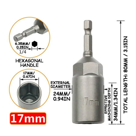 DagobertNiko Electric Drill Sleeve Wind Batch Sleeve Head Deepened Inner Hexagonal Electric Screwdriver Batch Head Nut Wrench
DagobertNiko Electric Drill Sleeve Wind Batch Sleeve Head Deepened Inner Hexagonal Electric Screwdriver Batch Head Nut Wrench