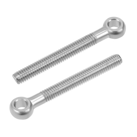 Uxcell M6x50mm Machinery Shoulder Lifting Eye Bolt Metric Thread 10pcs