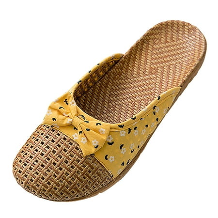 Women s Home Indoor Bowknot Korean Edition Home Linen Slippers Wood Floor Slippers Fuzzy Sandal Slippers Women Animal Print Slippers for Women
Women s Home Indoor Bowknot Korean Edition Home Linen Slippers Wood Floor Slippers Fuzzy Sandal Slippers Women Animal Print Slippers for Women