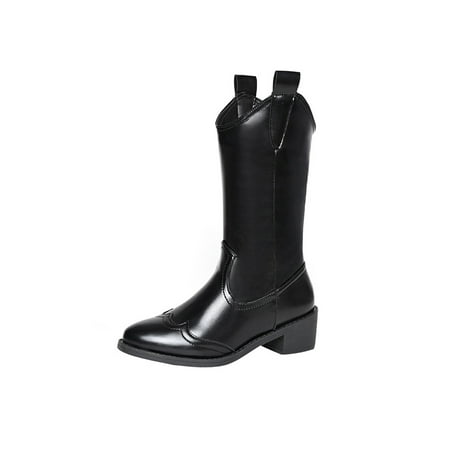 Harsuny Ladies Vintage Shoes Pointed Toe Western Boot Mid Calf Cowgirl Boots Work Non-Slip Fashion Heel Black 6.5
Harsuny Ladies Vintage Shoes Pointed Toe Western Boot Mid Calf Cowgirl Boots Work Non-Slip Fashion Heel Black 6.5