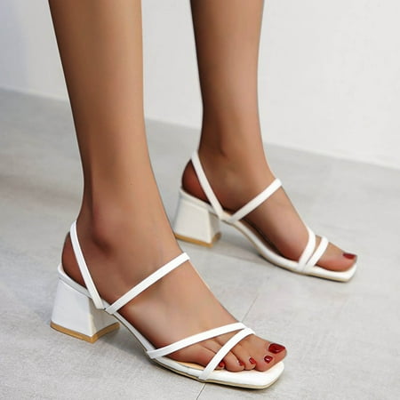 〖Yilirongyumm〗 White 37 Sandals Women Thick Roman Slim Strap Toe Heel Sandals Women s Fashion Shoes Women s Sandals
〖Yilirongyumm〗 White 37 Sandals Women Thick Roman Slim Strap Toe Heel Sandals Women s Fashion Shoes Women s Sandals