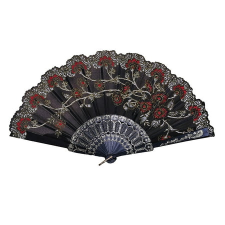 Wesracia Best Chinese Style Dance Wedding Party Lace Silk Folding Hand Held Flower Fan
Wesracia Best Chinese Style Dance Wedding Party Lace Silk Folding Hand Held Flower Fan