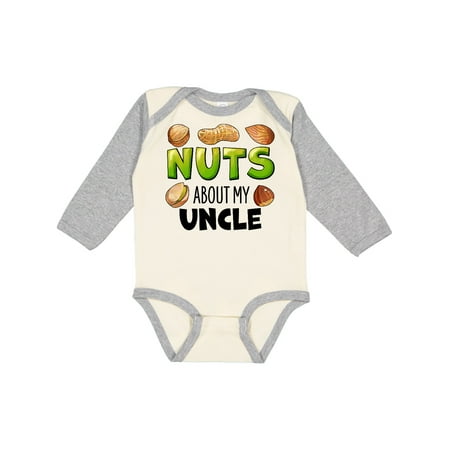 Inktastic Nuts About My Uncle Peanut Almond Pistachio Gift Baby Boy or Baby Girl Long Sleeve Bodysuit
Inktastic Nuts About My Uncle Peanut Almond Pistachio Gift Baby Boy or Baby Girl Long Sleeve Bodysuit