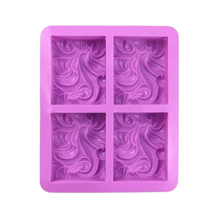 Xewsqmlo 4-Cavity Wave Flower Soap Molds Chocolate Cake Mould Pastry DIY Baking Tray
Xewsqmlo 4-Cavity Wave Flower Soap Molds Chocolate Cake Mould Pastry DIY Baking Tray
