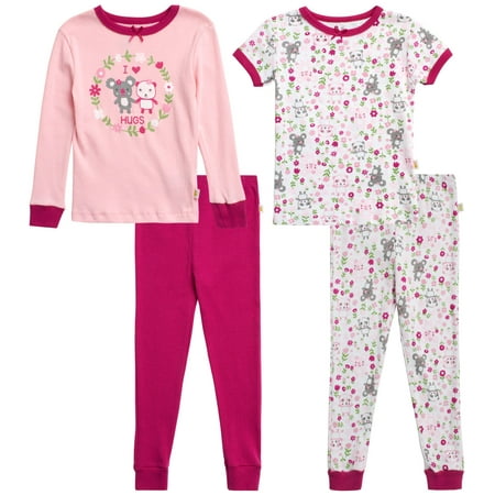 Duck Duck Goose Baby Girls’ Pajama Set – 4 Piece Snug Fit Sleepwear Shirts and Jogger Pajama Pants (12M-4T)
Duck Duck Goose Baby Girls’ Pajama Set – 4 Piece Snug Fit Sleepwear Shirts and Jogger Pajama Pants (12M-4T)