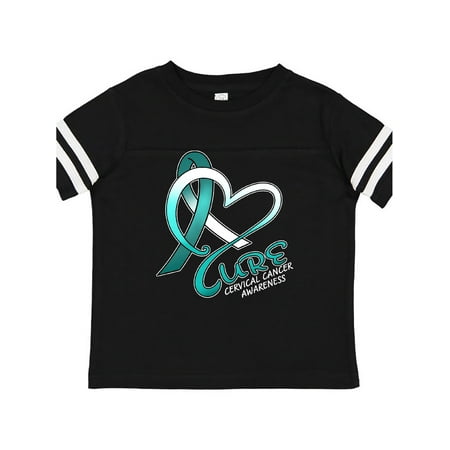 Inktastic Cure- Cervical Cancer Awareness teal and white ribbon Gift Toddler Boy or Toddler Girl T-Shirt
Inktastic Cure- Cervical Cancer Awareness teal and white ribbon Gift Toddler Boy or Toddler Girl T-Shirt