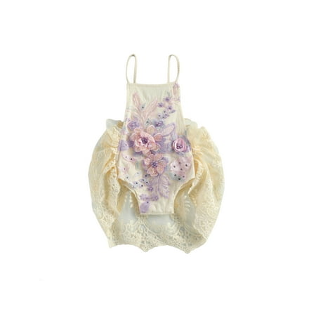 Yinyinxull Newborn Infant Baby Girl Lace Romper Flower Embroidery Bodysuit Jumpsuit Outfit Purple 12-18 Months
Yinyinxull Newborn Infant Baby Girl Lace Romper Flower Embroidery Bodysuit Jumpsuit Outfit Purple 12-18 Months
