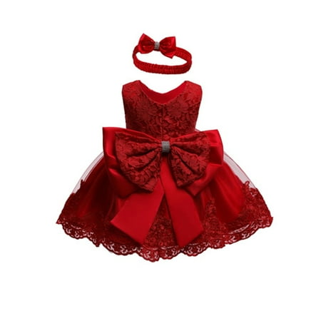 Diconna Baby Lace Princess Wedding Bowknot Gown Birthday Formal Dress 6-12 Months 
Diconna Baby Lace Princess Wedding Bowknot Gown Birthday Formal Dress 6-12 Months