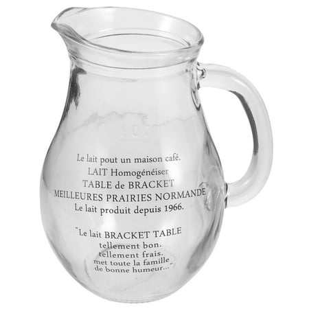 FRCOLOR Glass Milk Pitcher Coffee Creamer Container Milk Dispenser Glass Milk Frothing Pitcher(550ml) 
FRCOLOR Glass Milk Pitcher Coffee Creamer Container Milk Dispenser Glass Milk Frothing Pitcher(550ml)