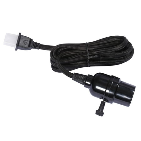 Vickerman E26 Black Socket Wire 8 Cord