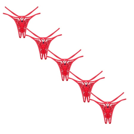 Womens Underwear Brief Lace Thong Ladies Cross Belt Ultra Thin Hollow Temptation Hot Open File Panties5PC
Womens Underwear Brief Lace Thong Ladies Cross Belt Ultra Thin Hollow Temptation Hot Open File Panties5PC