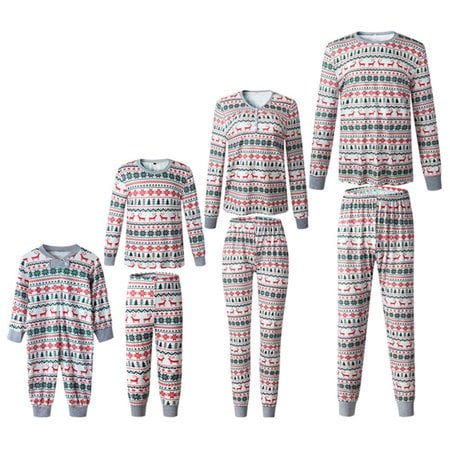 Viworld Family Matching Christmas Pajamas Sets Dad Mom Kids Baby Deer Printing Family Parent-child Fitted Cotton Soft Two-piece Pajamas Outfits
Viworld Family Matching Christmas Pajamas Sets Dad Mom Kids Baby Deer Printing Family Parent-child Fitted Cotton Soft Two-piece Pajamas Outfits