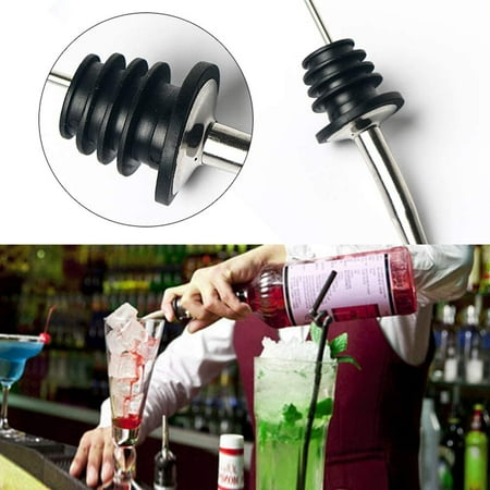 FNNMNNR 4 Pcs Stainless Steel Pourers Speed pourer Liquor Bottle Pourers and Vinegar Tapered Stopper Spout Suitable for About 3/4 Bottle Mouth Free Gift Sealed Dust Caps
FNNMNNR 4 Pcs Stainless Steel Pourers Speed pourer Liquor Bottle Pourers and Vinegar Tapered Stopper Spout Suitable for About 3/4 Bottle Mouth Free Gift Sealed Dust Caps