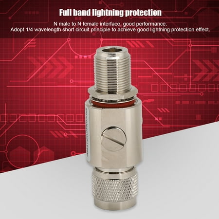 LHCER BL-1000 1-1.2GHz N Male To N Female Surge Protector Full Band Lighting Arrester Protection Lighting Arrester N Male To N Female Arrester
LHCER BL-1000 1-1.2GHz N Male To N Female Surge Protector Full Band Lighting Arrester Protection Lighting Arrester N Male To N Female Arrester