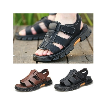 Gomelly Mens Summer Sandals Adjustable Strap Beach Shoes Open Toe Walking Casual Sandal Brown 7.5
Gomelly Mens Summer Sandals Adjustable Strap Beach Shoes Open Toe Walking Casual Sandal Brown 7.5