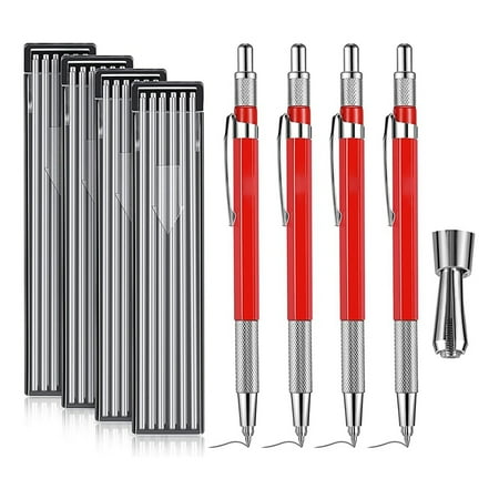 Welders Pencil Mechanical Metal Marker Silver Pen with Built-in Sharpener for Welding Woodworking
Welders Pencil Mechanical Metal Marker Silver Pen with Built-in Sharpener for Welding Woodworking