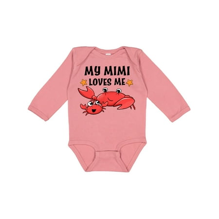 Inktastic My Mimi Loves Me- cute crab family Gift Baby Boy or Baby Girl Long Sleeve Bodysuit
Inktastic My Mimi Loves Me- cute crab family Gift Baby Boy or Baby Girl Long Sleeve Bodysuit