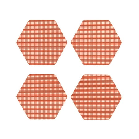 Coasters Set of 4 - Orange Gingham Drink Coasters for Tabletop Protection Leather Coasters for Living Room Decor and Housewarming Gift Hexagon
Coasters Set of 4 - Orange Gingham Drink Coasters for Tabletop Protection Leather Coasters for Living Room Decor and Housewarming Gift Hexagon