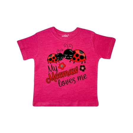 Inktastic My Meemaw Loves Me with Cute Ladybugs Gift Toddler Boy or Toddler Girl T-Shirt 
Inktastic My Meemaw Loves Me with Cute Ladybugs Gift Toddler Boy or Toddler Girl T-Shirt