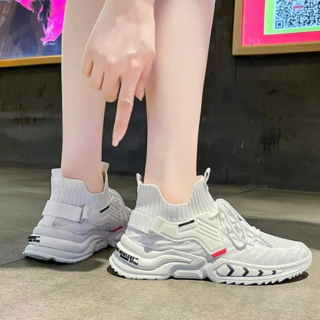 Summer Savings Clearance! Zpanxa Womens Casual Shoes Women Breathable Mesh Shoes Fly Weave Bandage Cushion Soft Sports Casual Shoes White 37
Summer Savings Clearance! Zpanxa Womens Casual Shoes Women Breathable Mesh Shoes Fly Weave Bandage Cushion Soft Sports Casual Shoes White 37