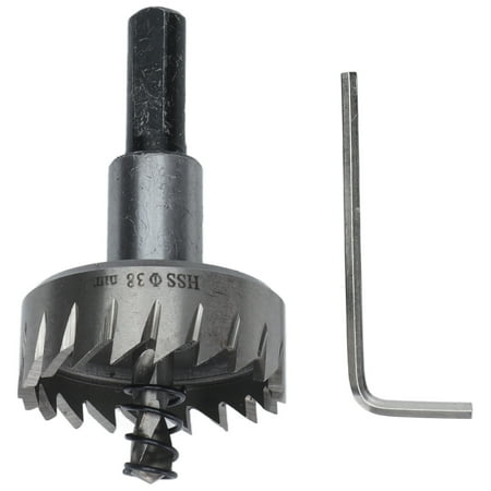 Woodworking Holes Opener 3 Flute Professional Hole Saw Drill Bit Set 1 1/2in(42mm) For Metal For Marble For Thick Iron Plate
Woodworking Holes Opener 3 Flute Professional Hole Saw Drill Bit Set 1 1/2in(42mm) For Metal For Marble For Thick Iron Plate