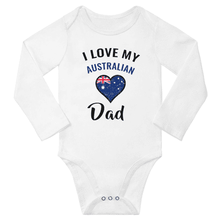 I Love My Australian Dad Baby Long Slevve Bodysuit Unisex Gifts (White 18-24 Months)
I Love My Australian Dad Baby Long Slevve Bodysuit Unisex Gifts (White 18-24 Months)