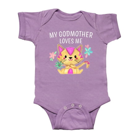 Inktastic My Godmother Loves Me with Cute Kitten and Flowers Gift Baby Boy or Baby Girl Bodysuit
Inktastic My Godmother Loves Me with Cute Kitten and Flowers Gift Baby Boy or Baby Girl Bodysuit