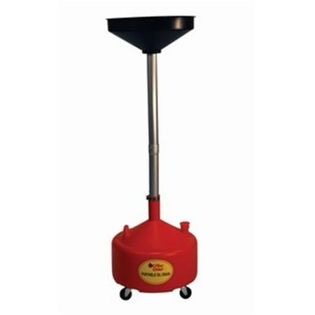 John Dow Industries JDI-8DCP 8-Gallon Poly Portable Oil Drain